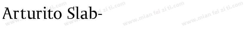 Arturito Slab字体转换